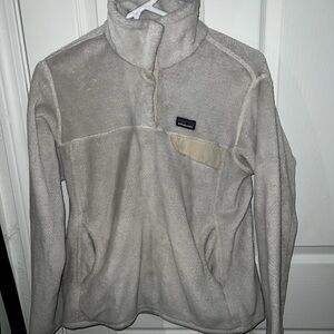 Patagonia White Fleece Jacket